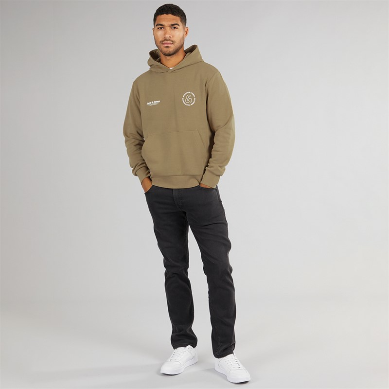 JACK & JONES Herren Vesterbro Sport Kapuzenpullover Silver Sage