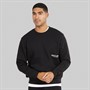 JACK & JONES Herren Vesterbro Side Sweatshirt Schwarz/Weiß
