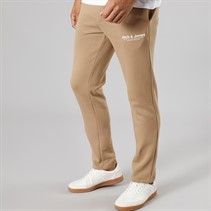 JACK & JONES Heren Vesterbro offene Saum Jogginghose Silver Mink/Wit