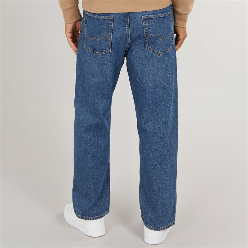 JACK & JONES Herren Alex SQ 741 Baggy Fit Jeans Mittelblau