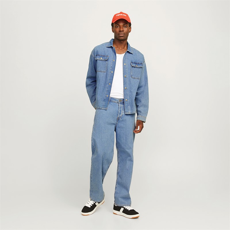 JACK & JONES Alex SQ 704 Baggy Fit jeansy dla niego kolor jasnoniebieski