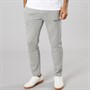 JACK & JONES Herren Vesterbro Jogginghose mit offenem Saum Hellgrau meliert/Schwarz Lgm/Schwarz