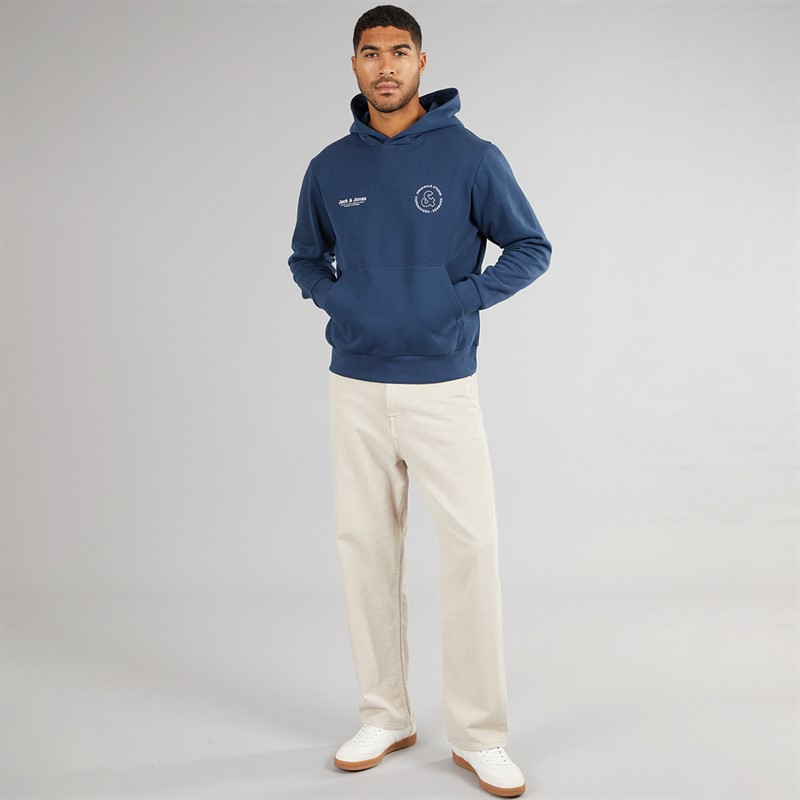 JACK & JONES Herren Vesterbro Sport Kapuzenpullover Insignia Blau