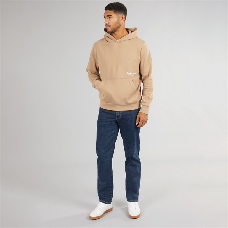 JACK & JONES Herren Vesterbro Kapuzenpullover Silber Nerz