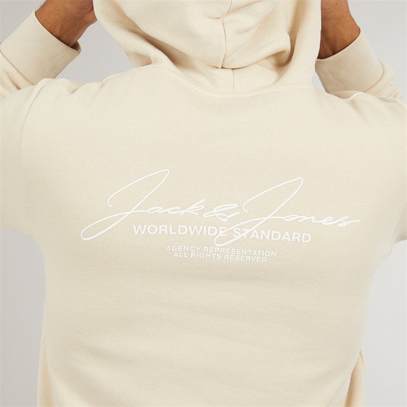 JACK & JONES Herren Cover Script Trainingsanzug Moonbeam