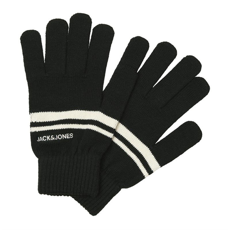 JACK & JONES Mens Jacbilly Gloves Black - Size OS
