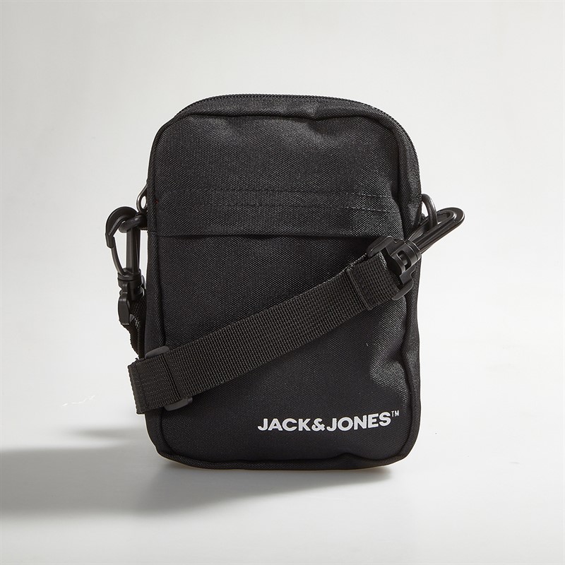 JACK & JONES Mens Jacrace Slingbag Black