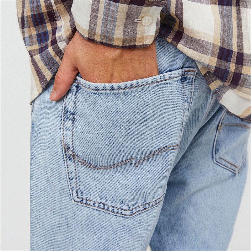 JACK & JONES Mens Chris Original SBD 932 Jeans Blue Denim