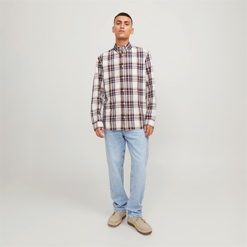 JACK & JONES Mens Chris Original SBD 932 Jeans Blue Denim