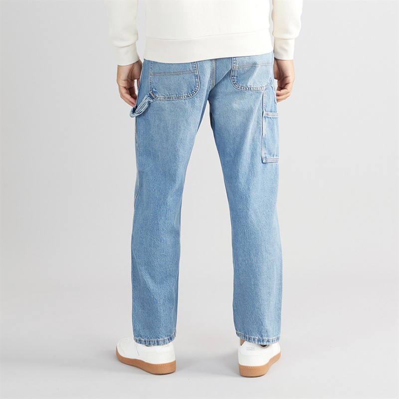JACK & JONES Mens Eddie Carpenter SBD 416 Jeans Blue Denim