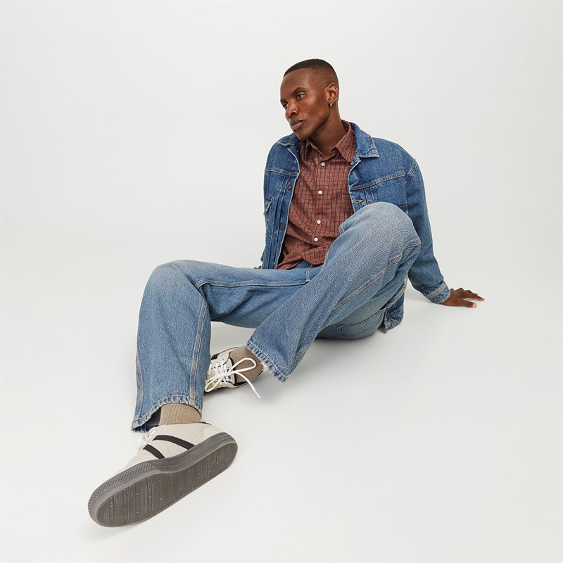 JACK & JONES Mens Eddie Carpenter SBD 416 Jeans Blue Denim