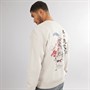 JACK & JONES Mens Bradley Culture Sweatshirt Moonbeam