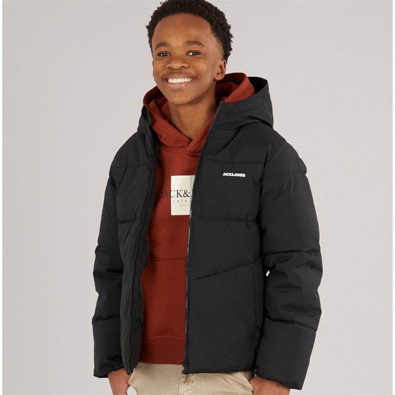 JACK & JONES Veste Matelassée Brady Garçon noire - Taille 152