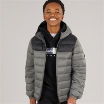 JACK & JONES Drenge Wilson Puffer Jakke Castlerock