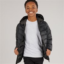 JACK & JONES Drenge Wilson Puffer Jakke Sort
