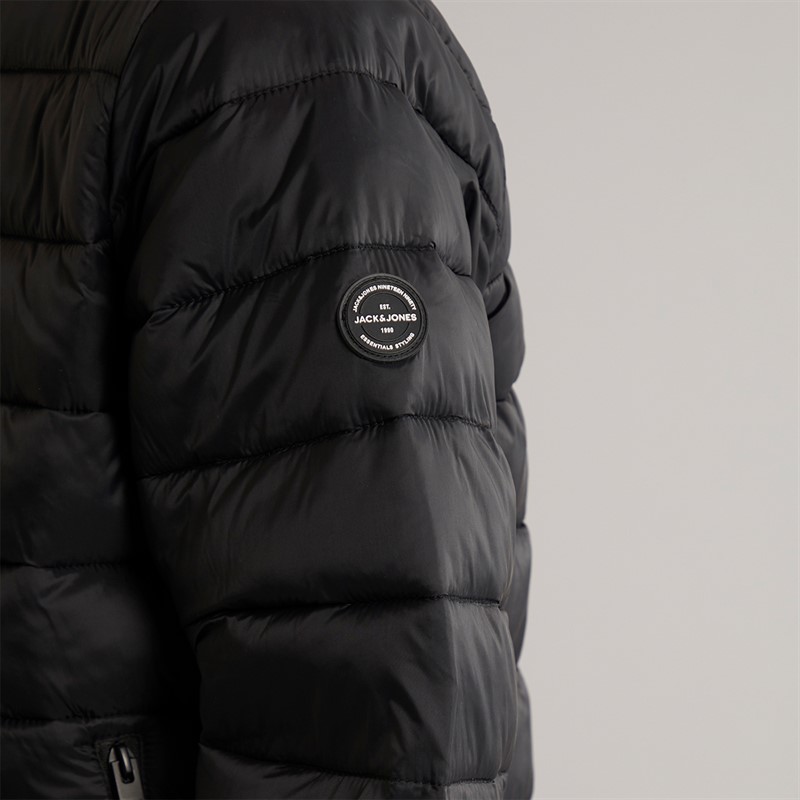 JACK & JONES Junge Wilson Puffer Jacke Schwarz