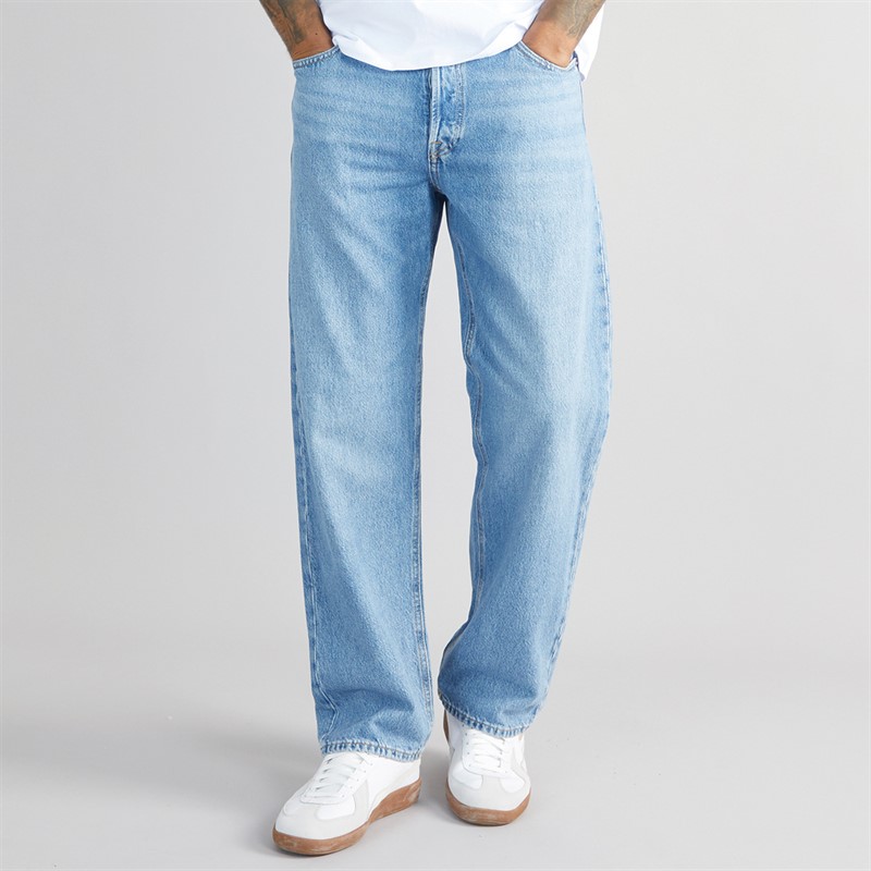 JACK & JONES Mens Eddie Original SBD 326 Jeans Blue Denim - Size 36/32