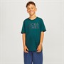 JACK & JONES Boys Corp Logo T-Shirt Deep Teal