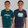 JACK & JONES Junge Tiley Rundhals 2er-Pack T-Shirts Deep Teal / Navy Blazer