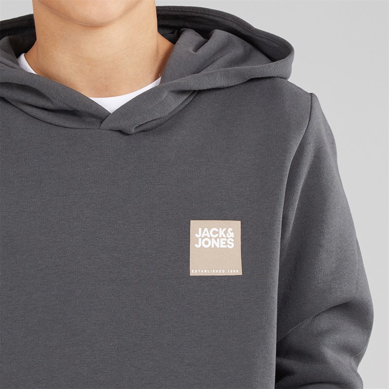 JACK & JONES Junge Drive Sweat Kapuzenpullover Und Jogginghose Trainingsanzug Asphalt