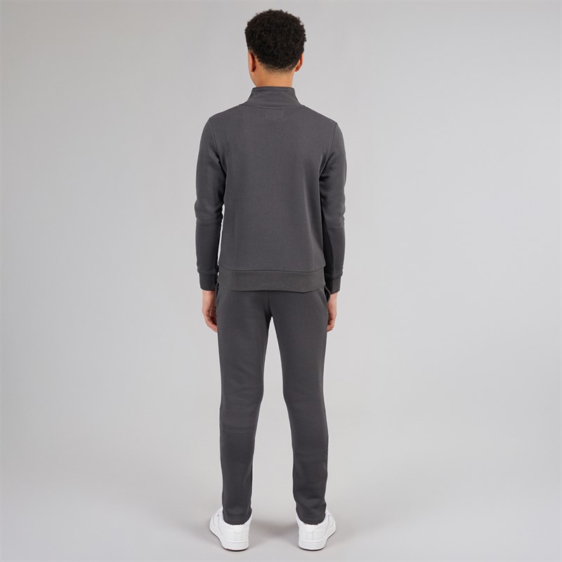 JACK & JONES Survêtement Garçon Mountain Quart de Zip Asphalt