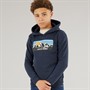 JACK & JONES Junge Peak Kapuzenpullover Marineblau