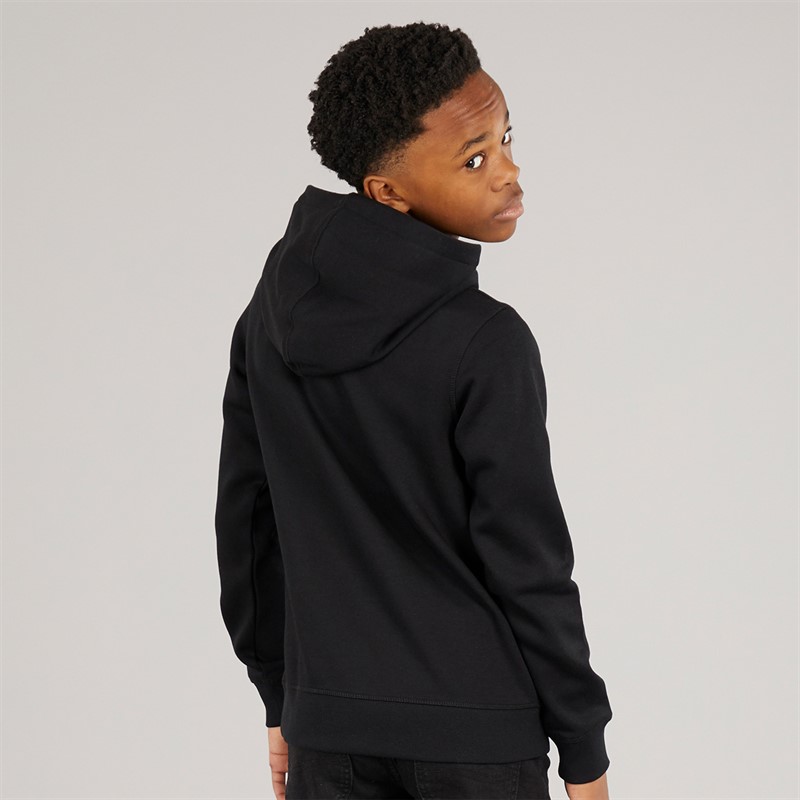 JACK & JONES Frederiksberg bluza z kapturem typu Box dla chłopca kolor czarny