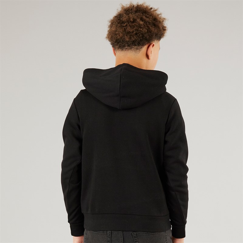 JACK & JONES Junge Vesterbro Newton Branding Sweatshirt Schwarz