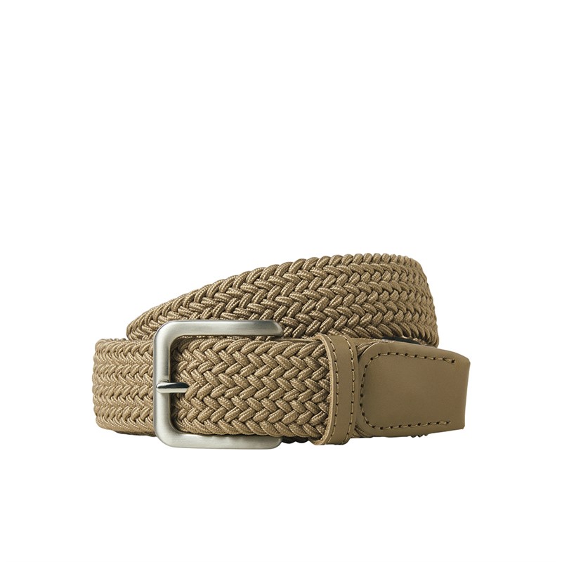 JACK & JONES Mens Jacspring Woven Belt Incense - Size 80