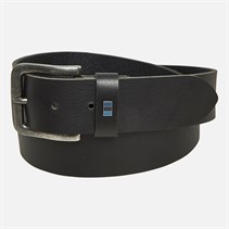 JACK & JONES Mens Jacflag Leather Belt Black