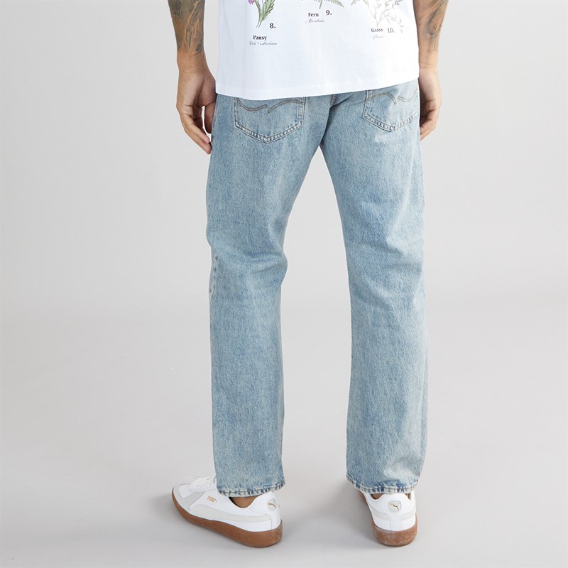 JACK & JONES Mens Chris Original SBD 333 Jeans Blue Denim