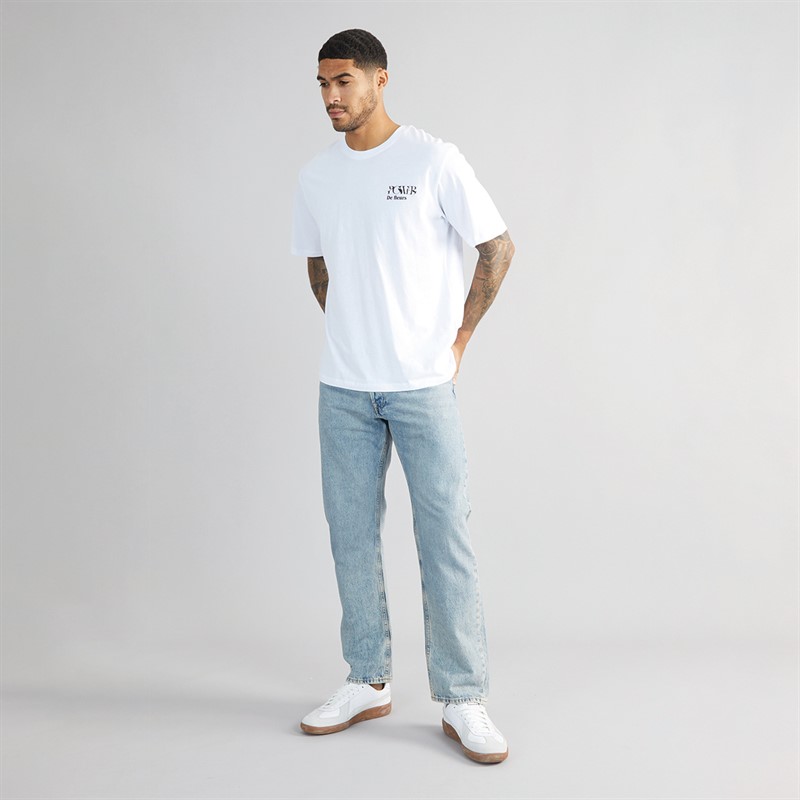 JACK & JONES Mens Chris Original SBD 333 Jeans Blue Denim