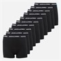 JACK & JONES Junge Zehnerpack Boxer Slips Schwarz