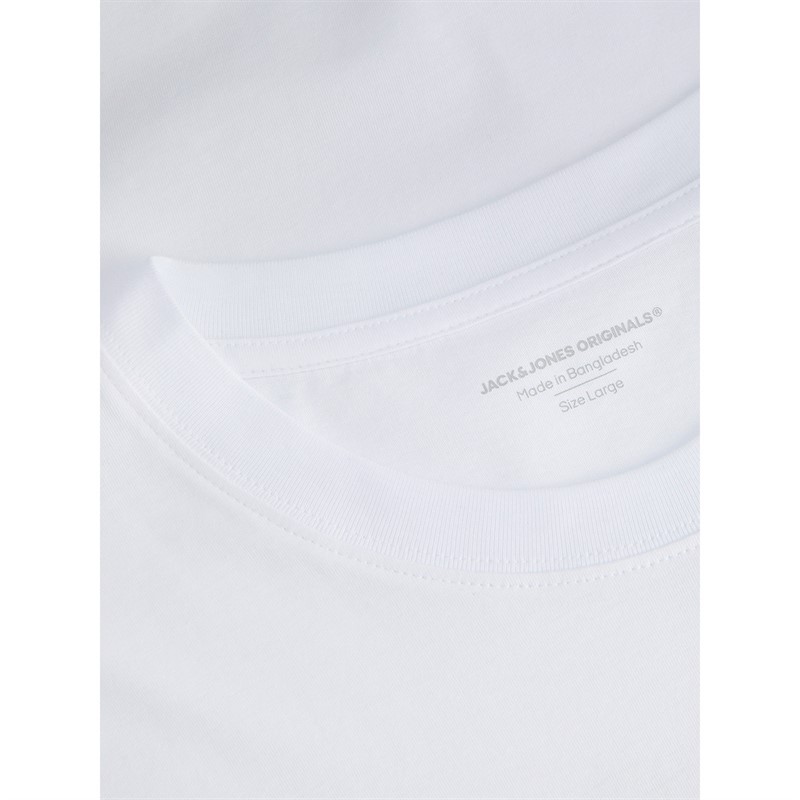 JACK & JONES Mens Bradley Fruits Short Sleeve T-Shirt Bright White