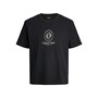 JACK & JONES Drenge Jordia Grafik Front T-Shirt Sort
