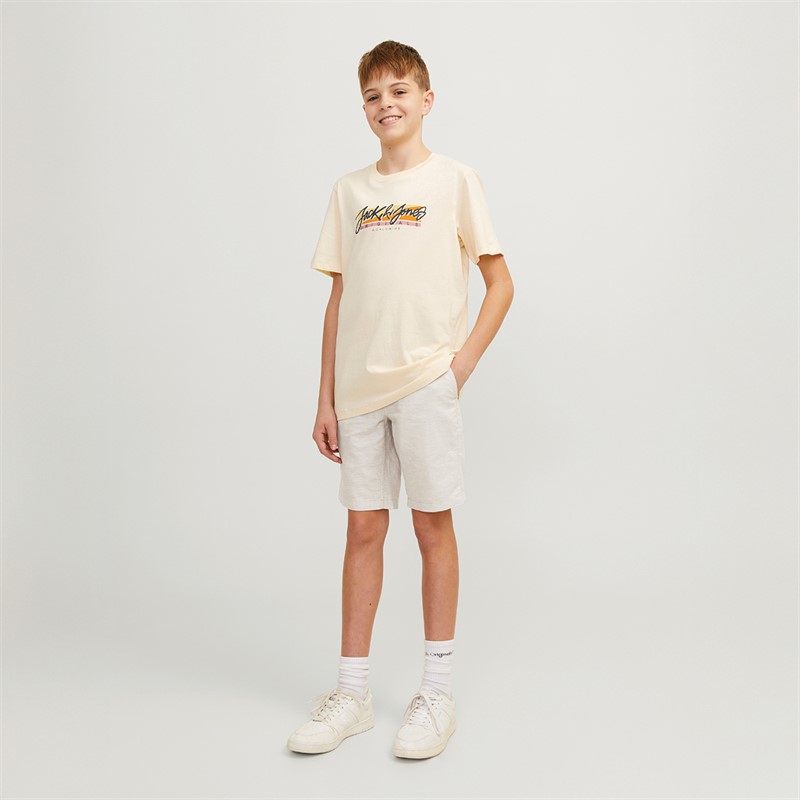 JACK & JONES Boys Jaiden Summer Shorts Crockery