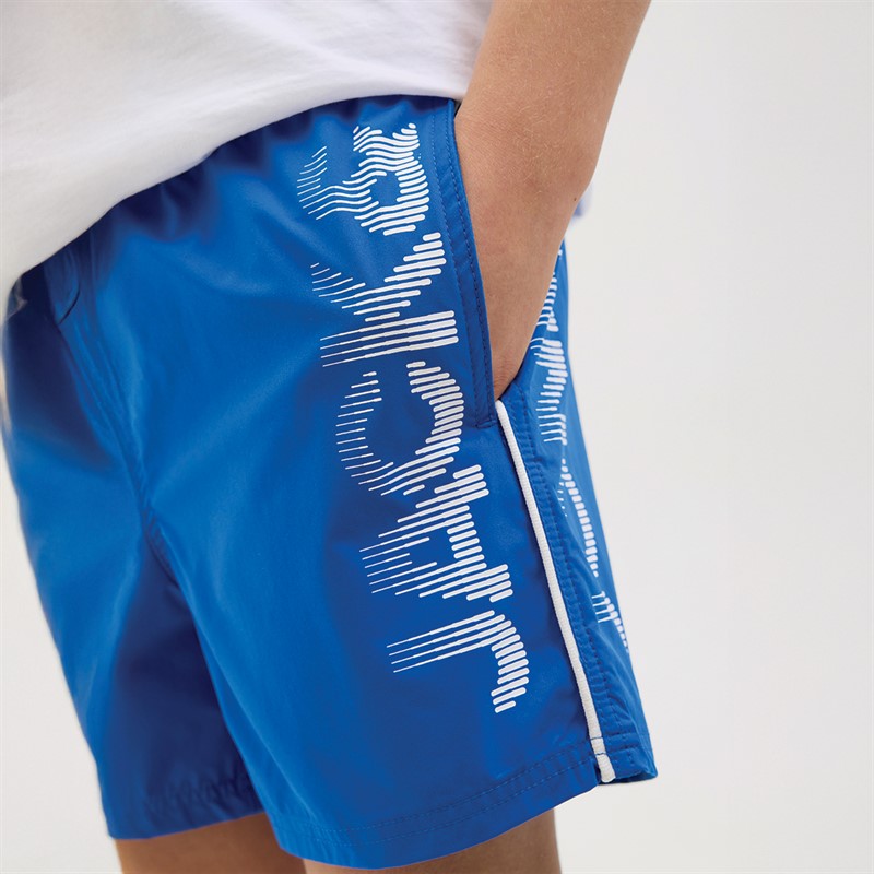 JACK & JONES Short de Bain Garçon Logo Maui Splice - Turquoise