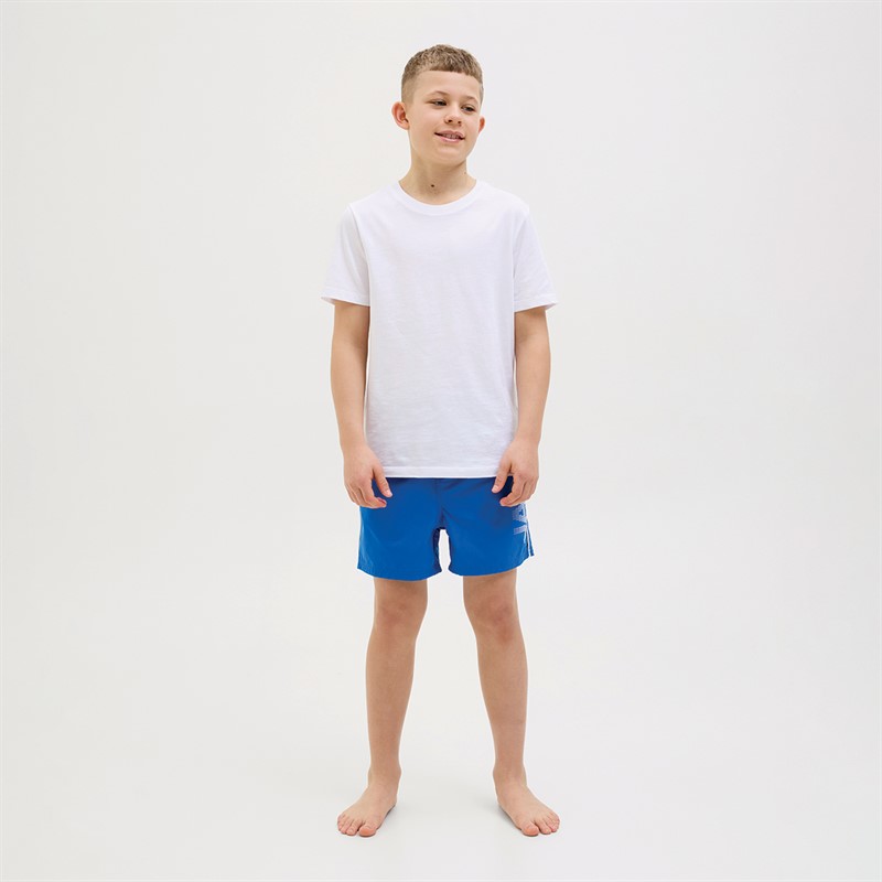 JACK & JONES Short de Bain Garçon Logo Maui Splice - Turquoise