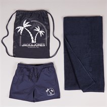 JACK & JONES Ensemble short de bain et serviette Garçon Maui Beach Navy Blazer