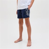 JACK & JONES Drenge Maui Splice Logo Badeshorts Navy Blazer