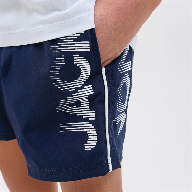 JACK & JONES Drenge Maui Splice Logo Badeshorts Navy Blazer