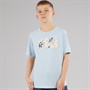 JACK & JONES Boys Tyd Corp Splash T-Shirt Skyway