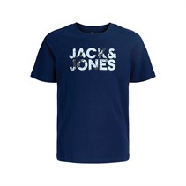 JACK & JONES Boys Tyd Corp Splash T-Shirt Ocean Cavern