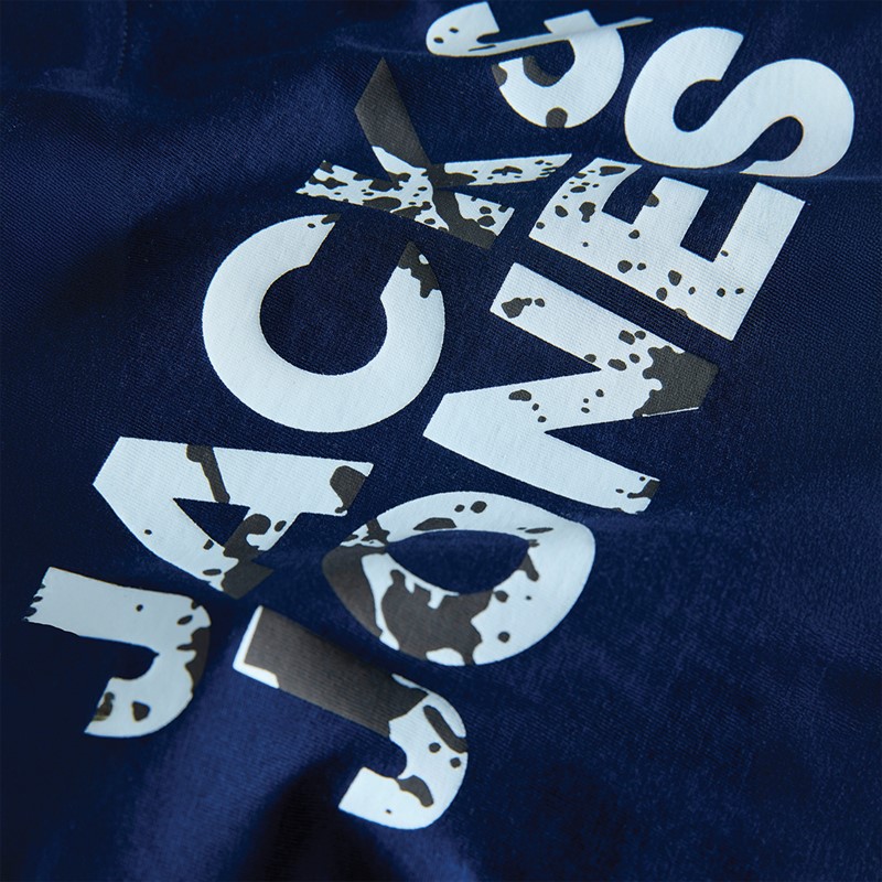JACK & JONES Boys Tyd Corp Splash T-Shirt Ocean Cavern