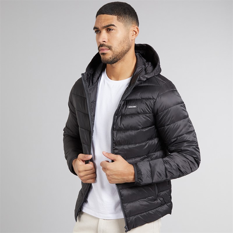 JACK & JONES Logan lekka kurtka puchowa dla niego kolor Czarny