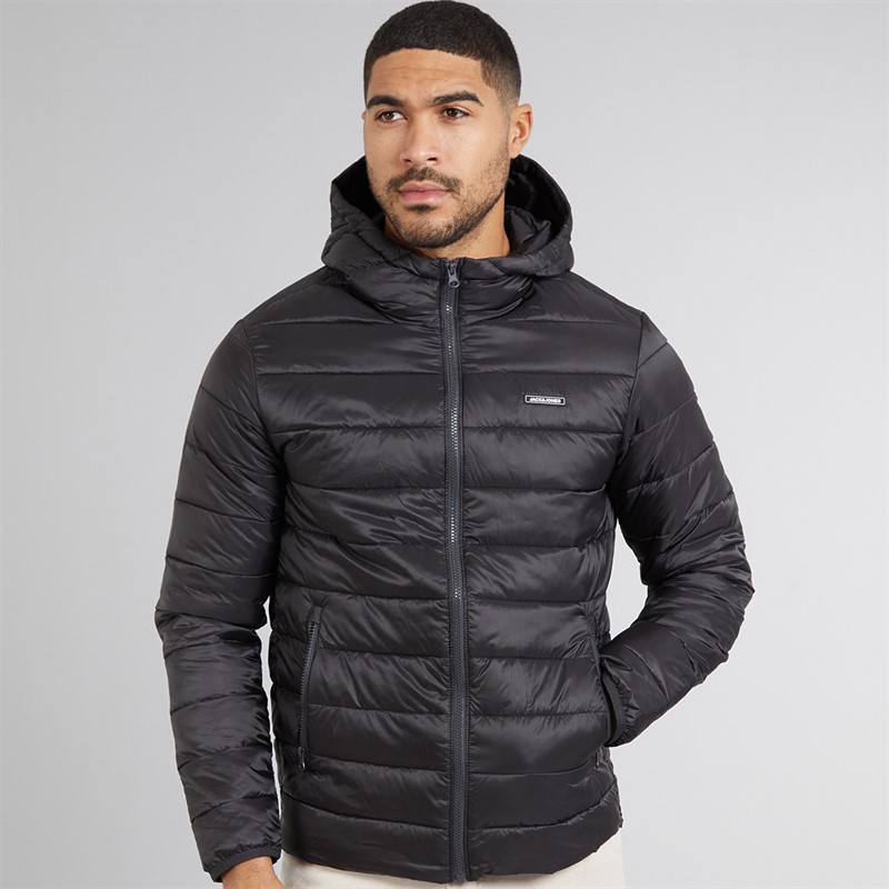 JACK & JONES Logan lekka kurtka puchowa dla niego kolor Czarny