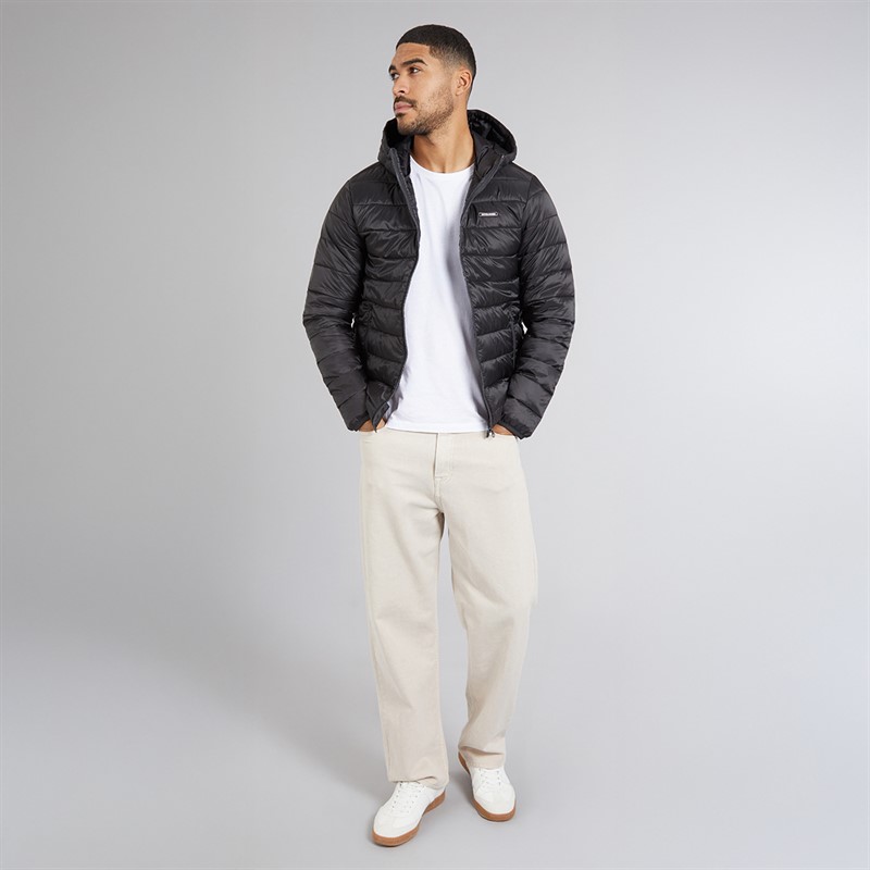 JACK & JONES Logan lekka kurtka puchowa dla niego kolor Czarny