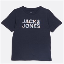 JACK & JONES Jongens Bryan Corp Logo T-Shirt Sky Captain