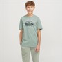 JACK & JONES Jongens Logo T Shirt Iceberg Groen