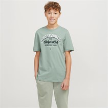 JACK & JONES Jongens Logo T Shirt Iceberg Groen